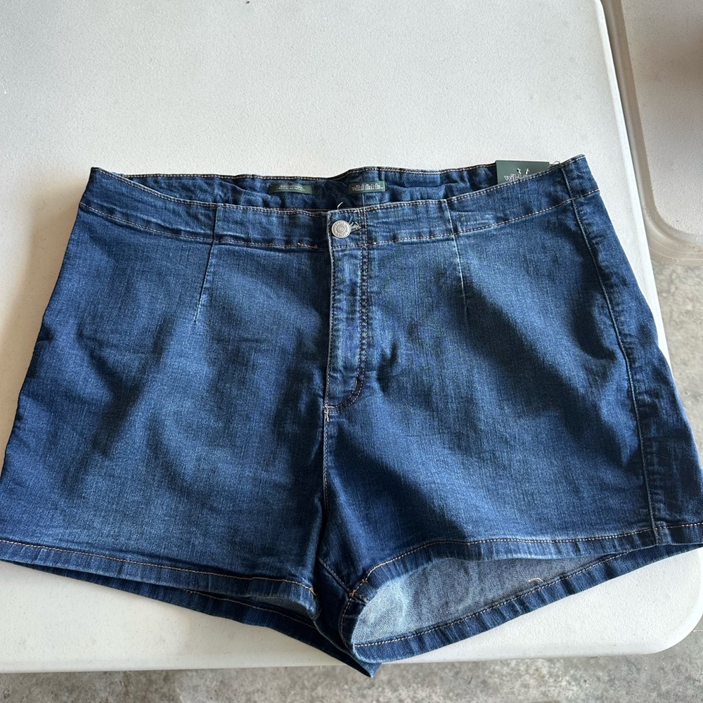 Blue Denim Women's Shorts